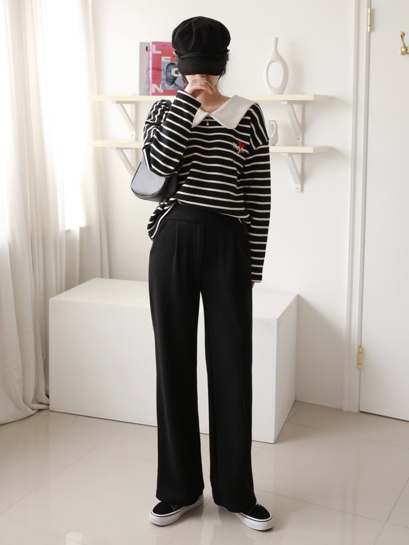 Fleece Lined Golgi Wide Pants