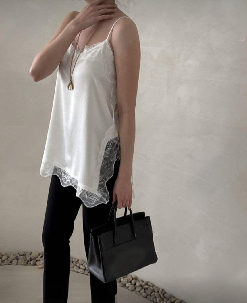 * Satin Lace Camisole