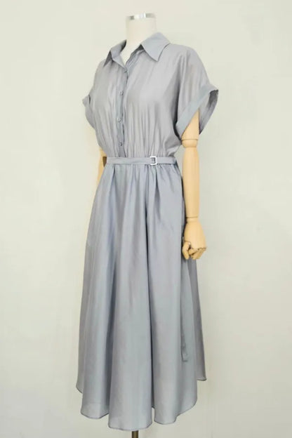 Belted Shirt Dress