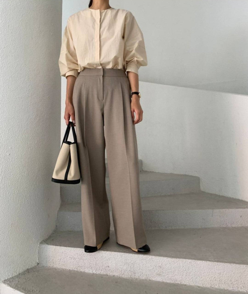 Valen Pintuck Straight Slacks(~10/31)
