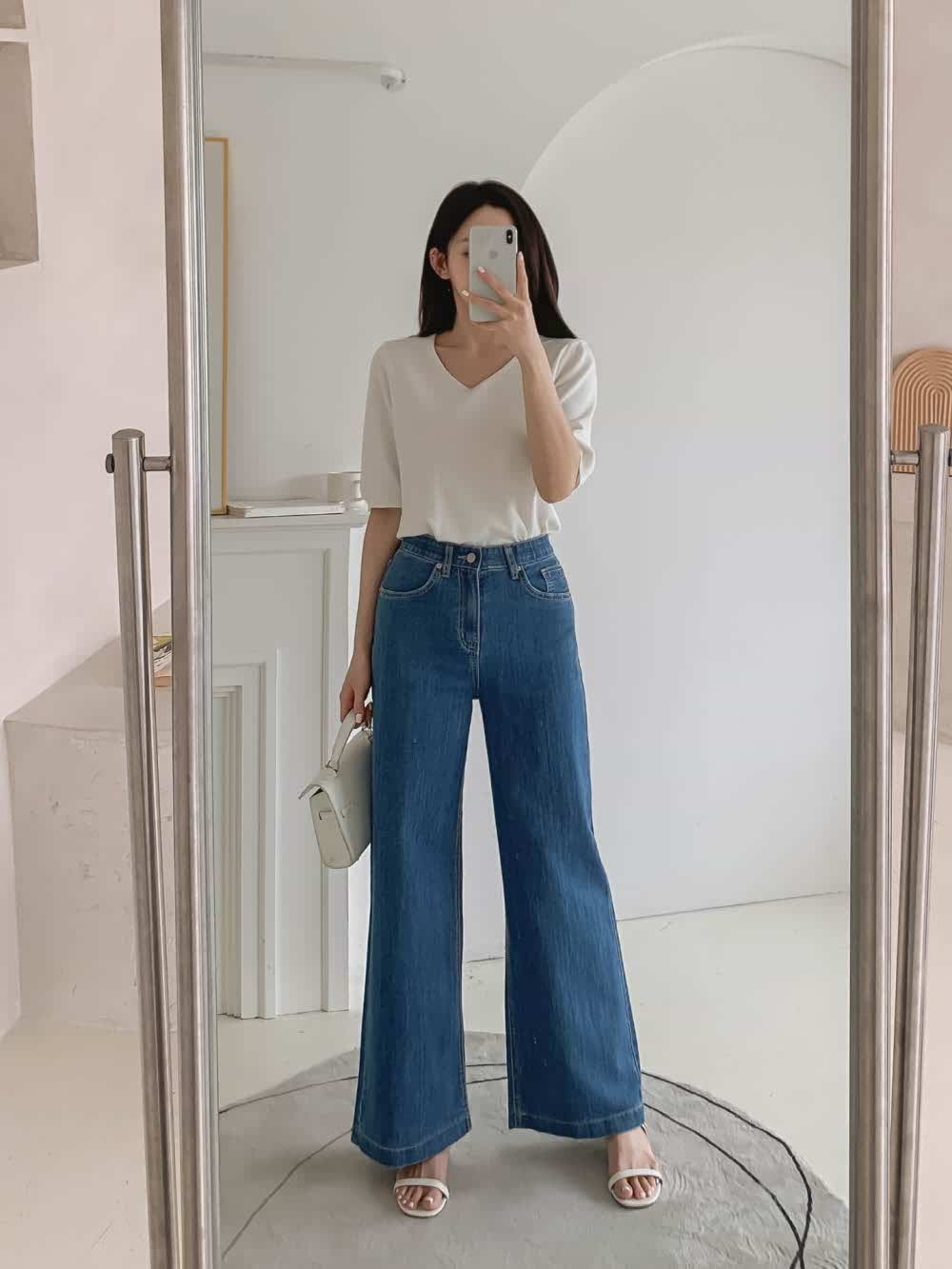 Lemon Summer Straight Jeans(~6/22)