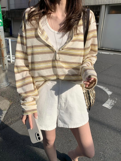 * Youth Stripe Loose Tee