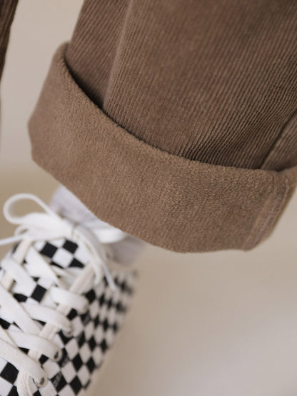 Semi Wide Corduroy Pants