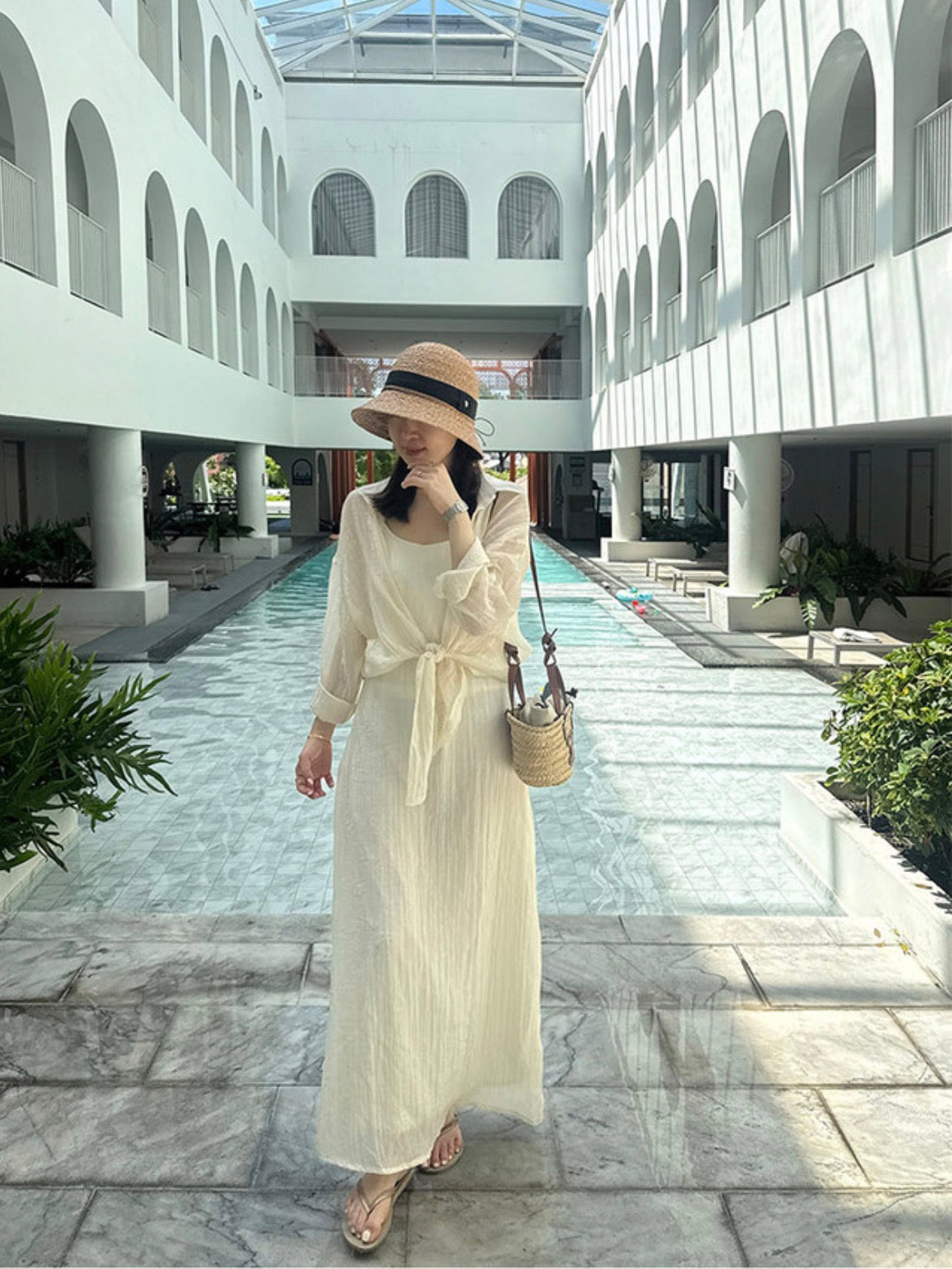 Wrinkle Shirt and Dress Set (~7/2)