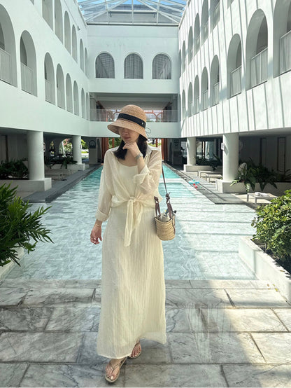 Wrinkle Shirt and Dress Set (~7/2)