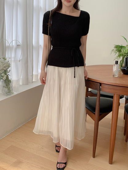 Boucle Short Sleeve Knit(~6/6)