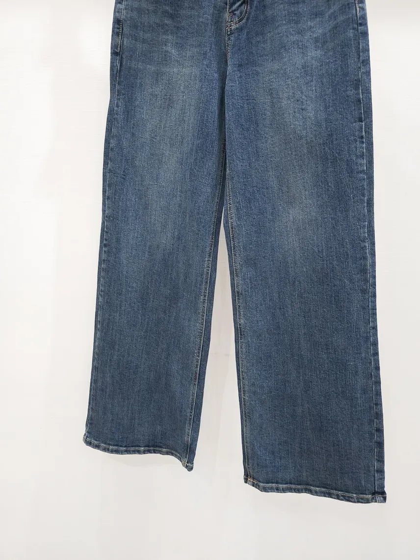 Cat Distressed Wide Denim (~10/25)