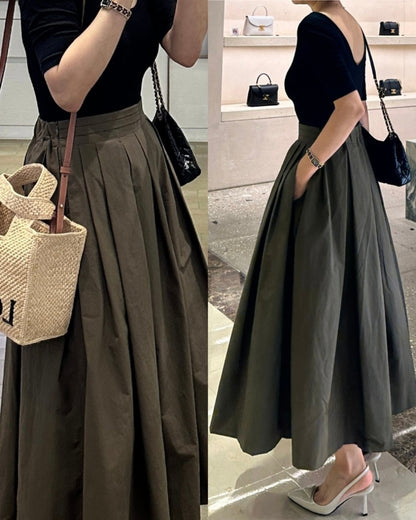Pra Maxi Pleated Skirt (~8/2)