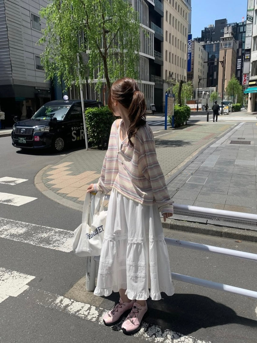 * Youth Stripe Loose Tee