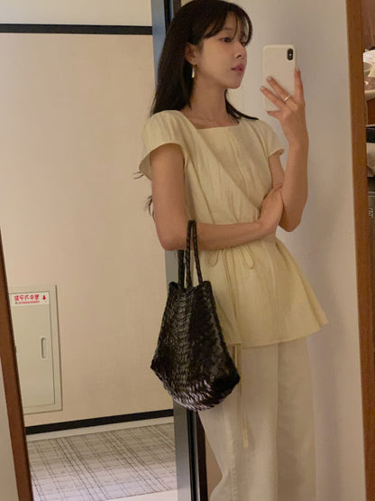 * Croa String Blouse