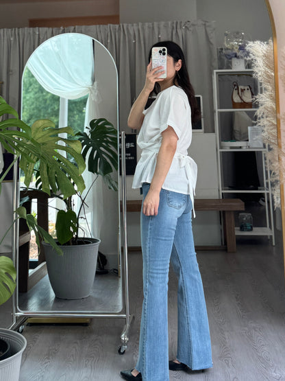 Unbalance Bootscut Denim - AdoreMeU