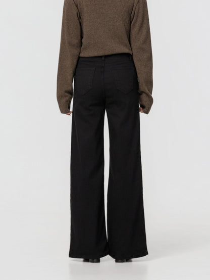 Flare Black Jeans - AdoreMeU