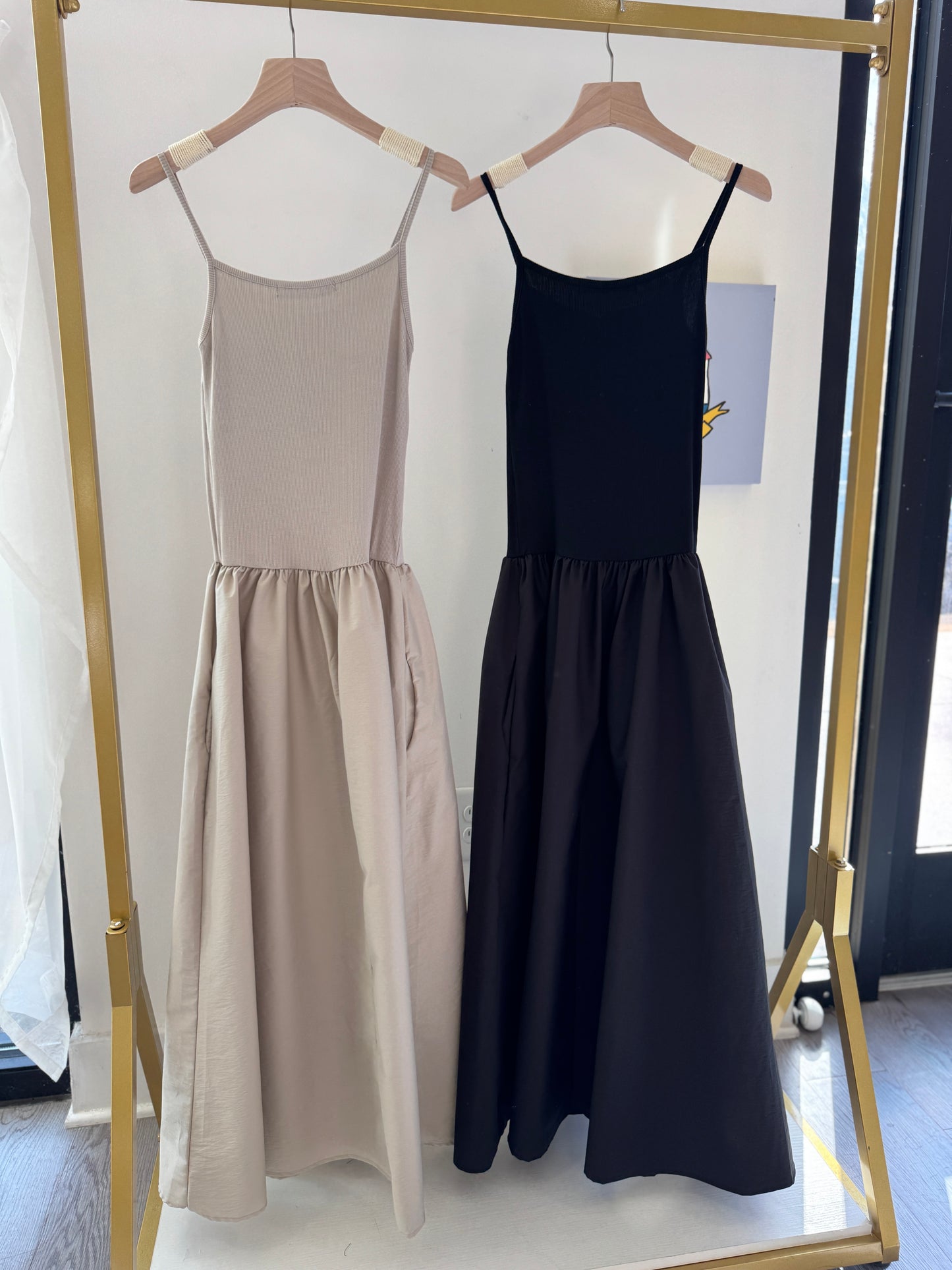 Padded Layered Dress