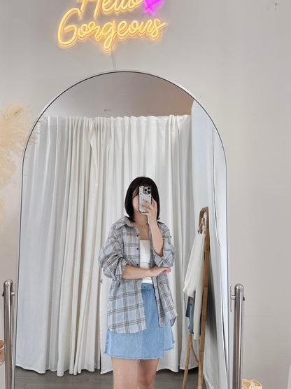 Oversized Check Shirt
