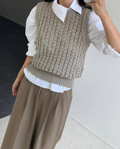 Unbalance Pintuck Shirt - AdoreMeU