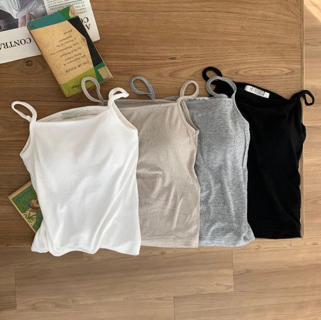 * Ribbed Padded Camisole