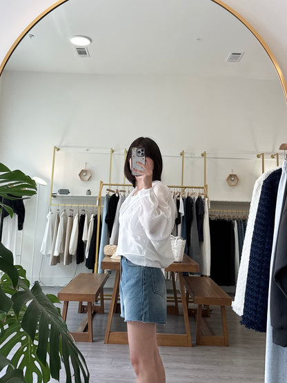 Tencel Hood Blouse
