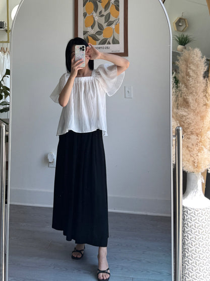 Linen Skirt Pants - AdoreMeU