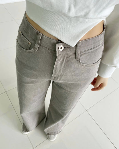 Banding Wide Cotton Pants (~9/5)