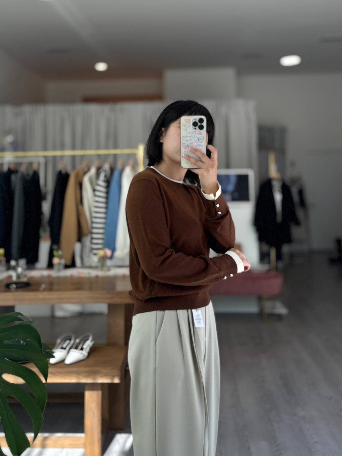 Sleeve Button Knit Top - AdoreMeU