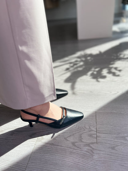 Buckle Slingback Pump - AdoreMeU