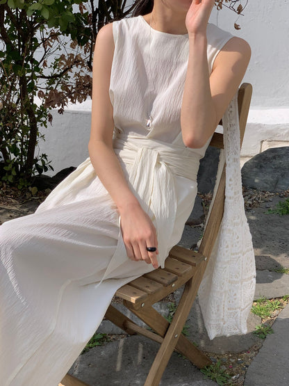 * Dove Sleeveless Maxi Dress