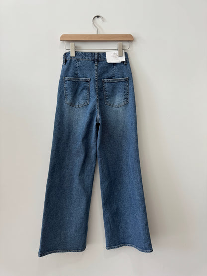 Spandex Wide Banding Denim - AdoreMeU
