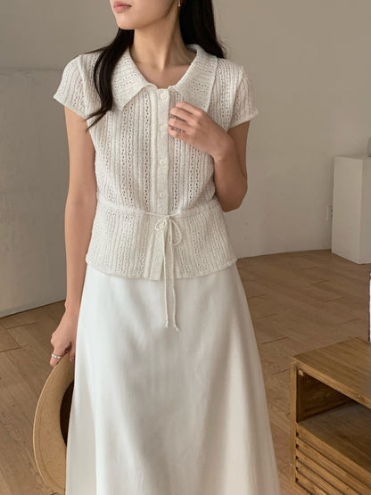 * Summer Mood Collar Knit