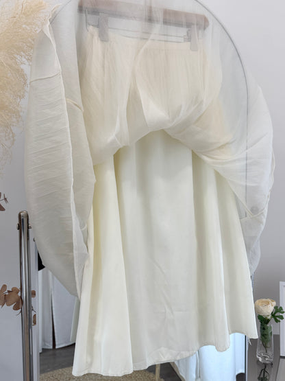 Air Chiffon Banding Skirt(~6/7)