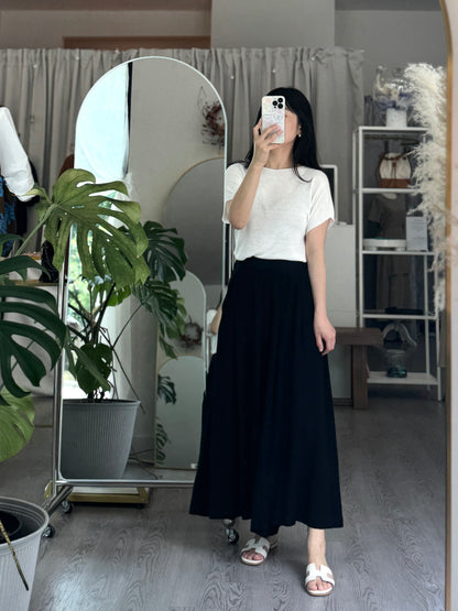 Linen Skirt Pants - AdoreMeU