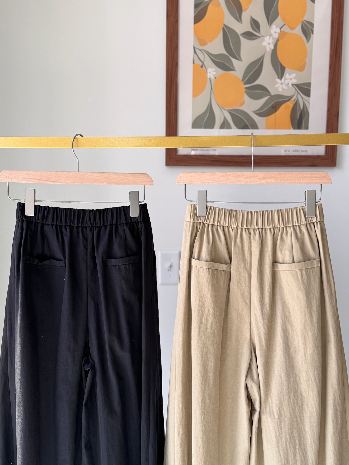 Two Pintuck Wide Pants (~3/31)