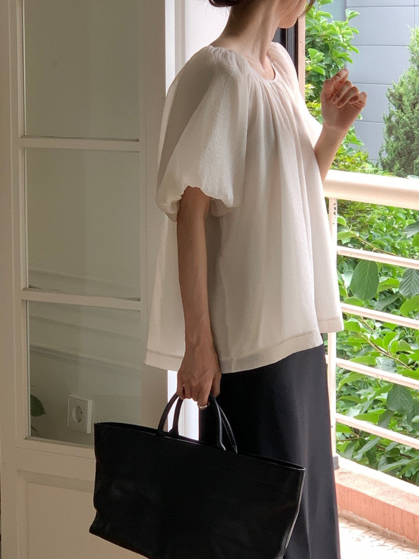 * Floral Ribbon Blouse