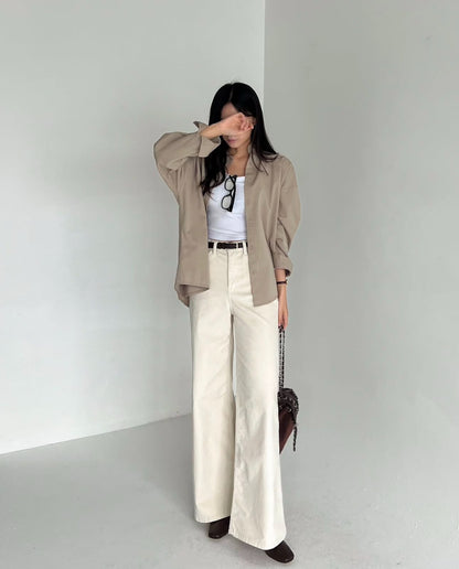 5518 Velvet Wide Bootscut Pants