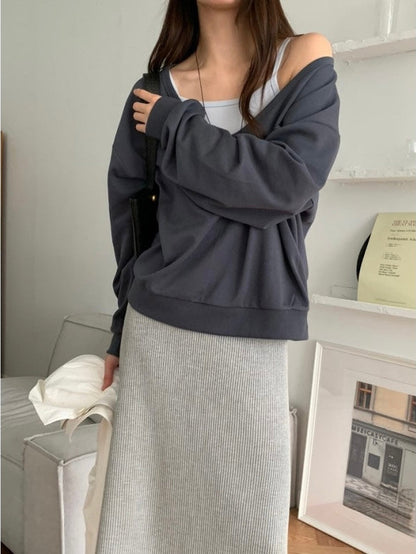 Preto Sweatshirt &Tank Top Set (~9/5)