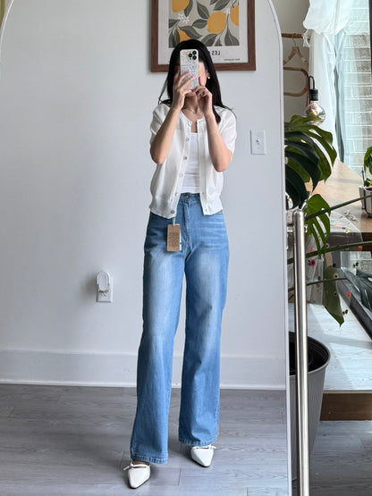 Flex Straight Denim - AdoreMeU