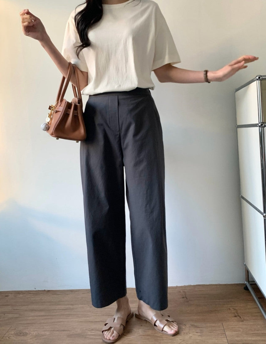 *바이오 핀턱 팬츠