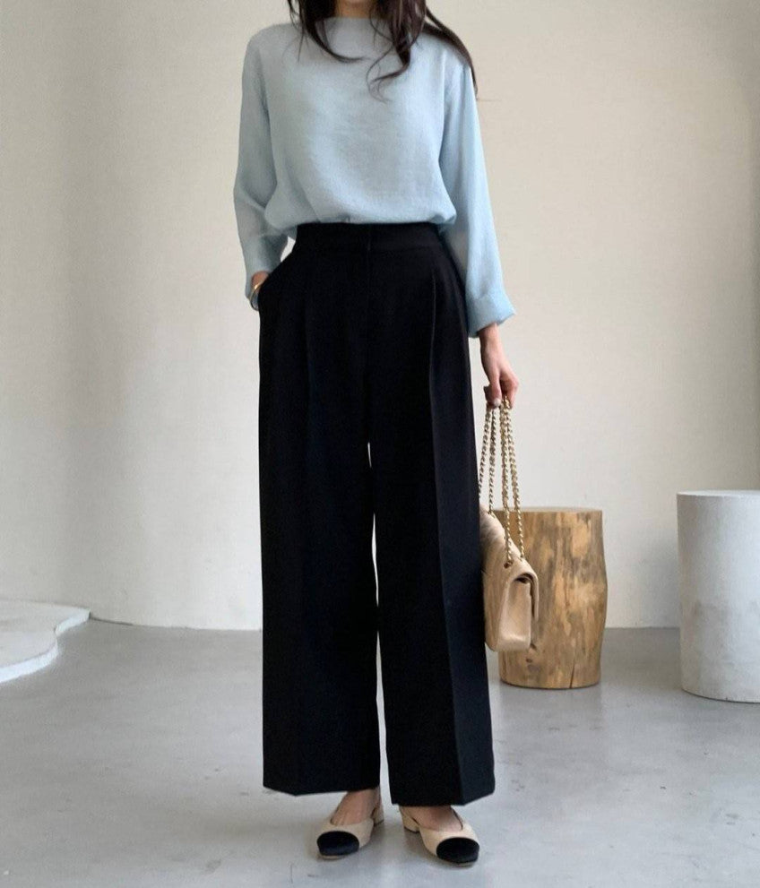 Valen Pintuck Straight Slacks(~10/31)