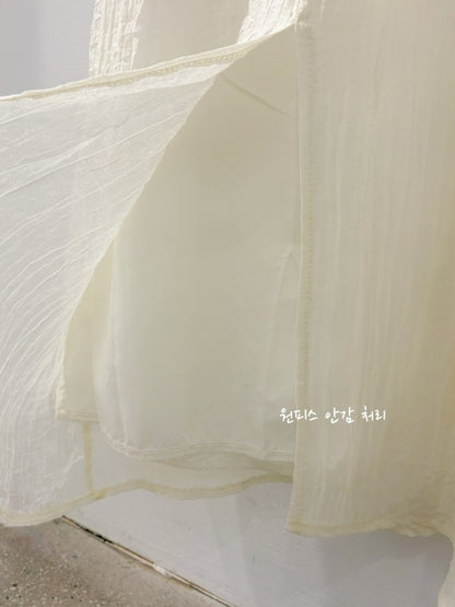 Wrinkle Shirt and Dress Set (~7/2)