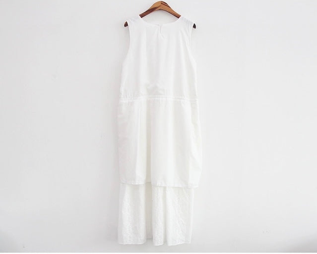 * Lace Square Neck Dress