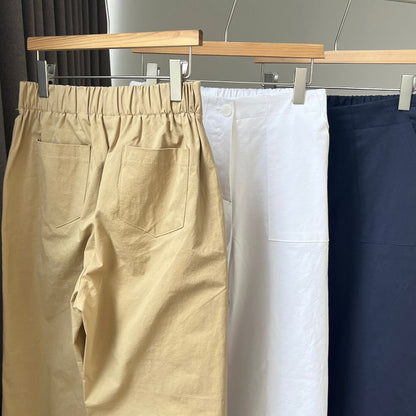 * Cotton Straight Fit Pants