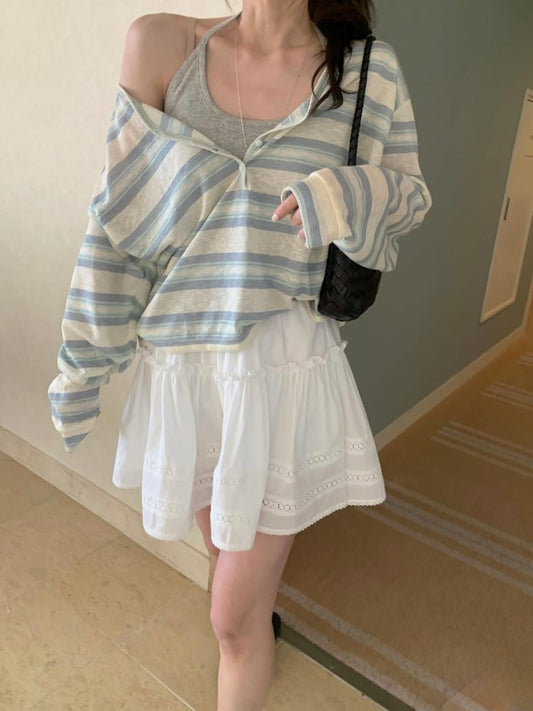 * Youth Stripe Loose Tee