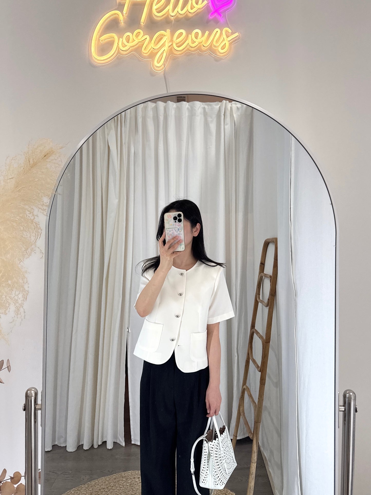 Round Collar Summer Jacket