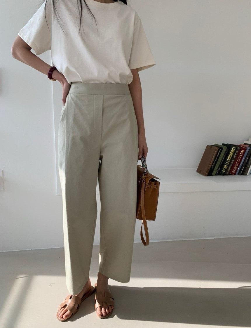 *바이오 핀턱 팬츠