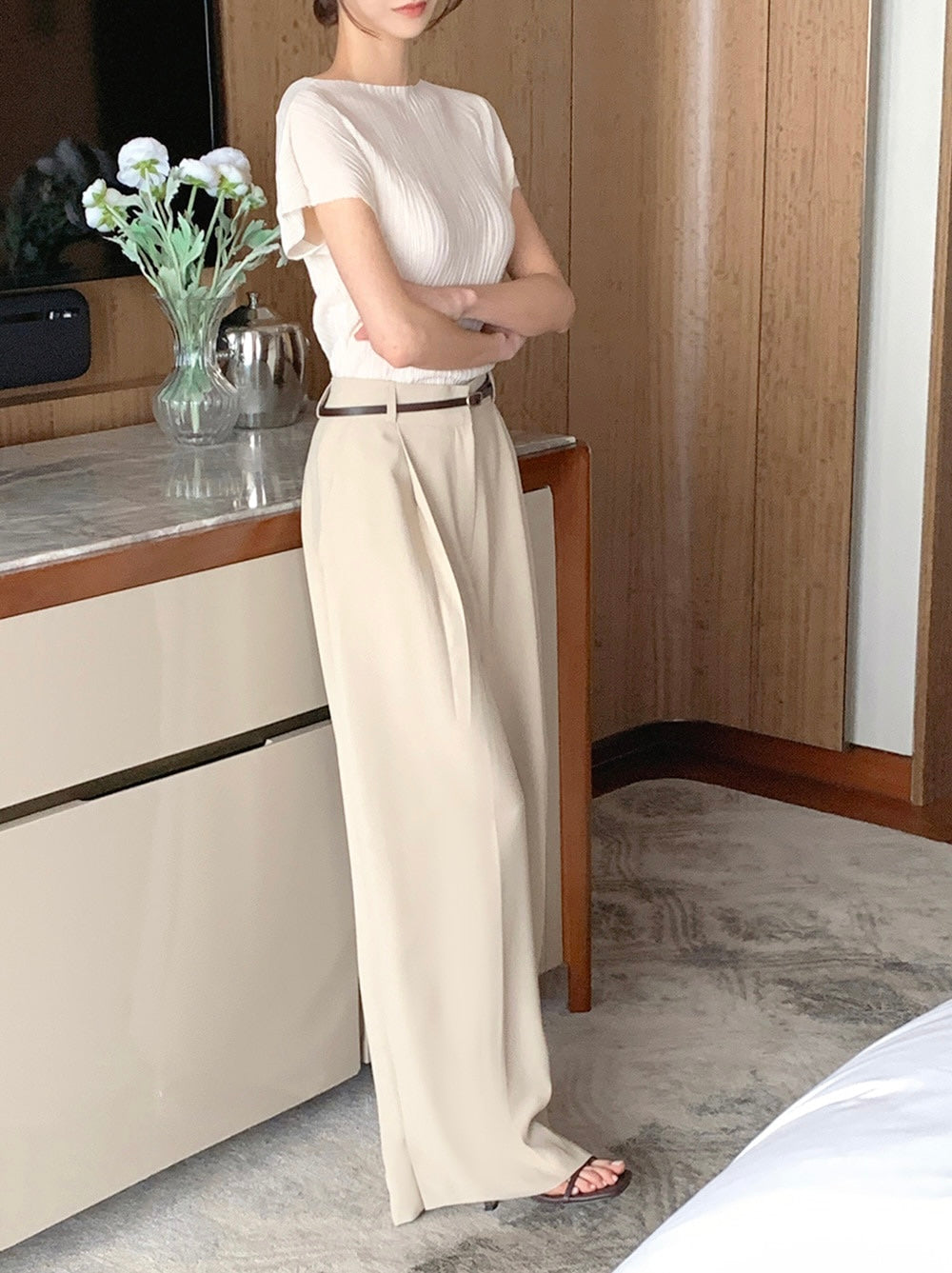 Pleated Blouse (~7/16)