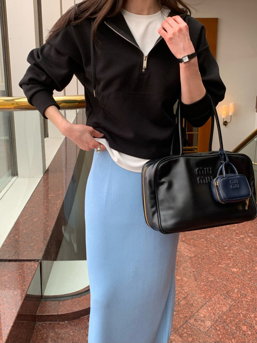 *파스텔 하프 집업 맞춤 제작