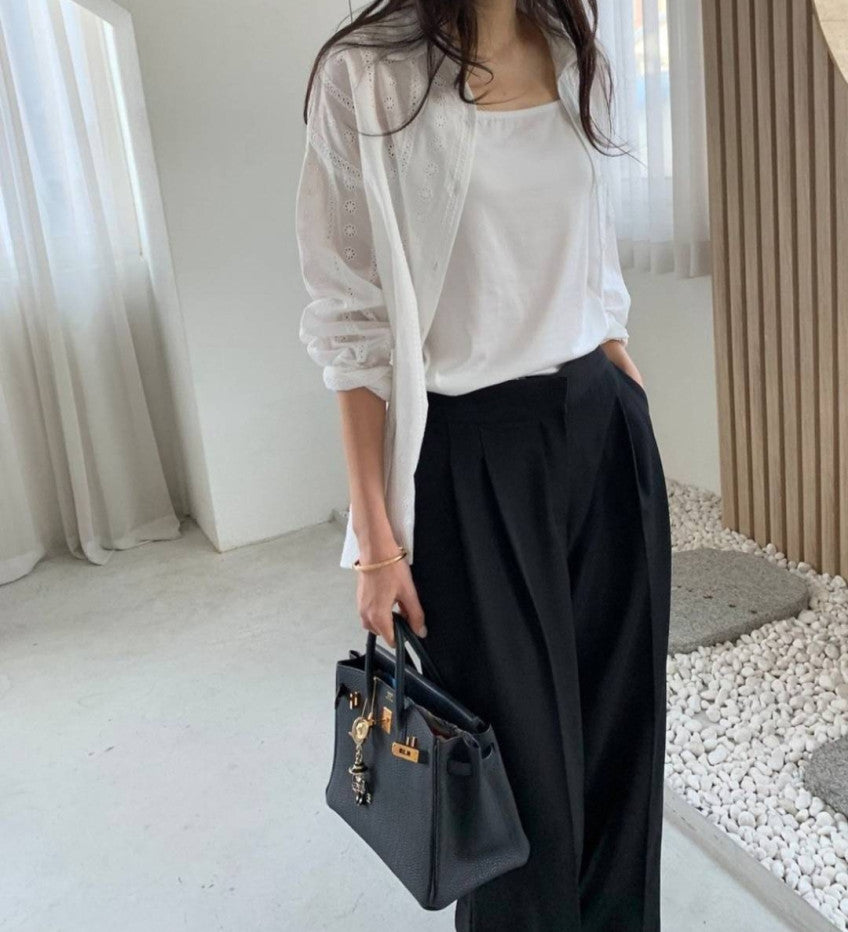 Valen Pintuck Straight Slacks(~10/31)