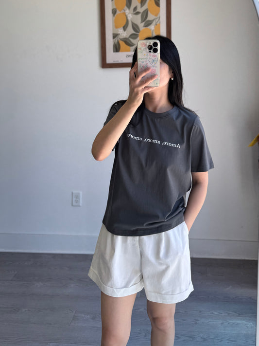 Dryer-Safe Lettering Tee - AdoreMeU