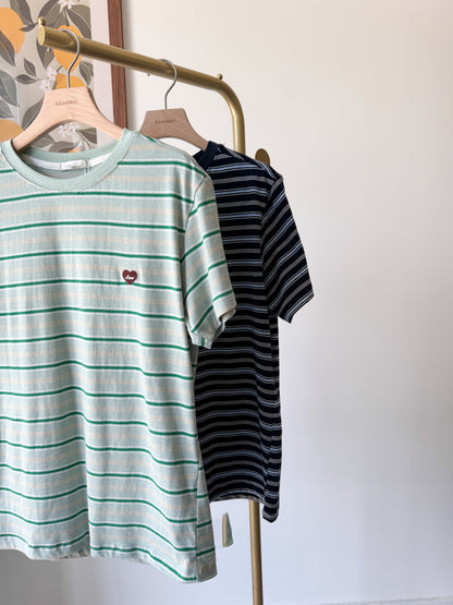 Heart Stripe T-shirt - AdoreMeU