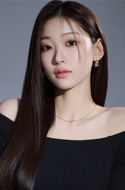 14KGF Bold Line Earring - AdoreMeU