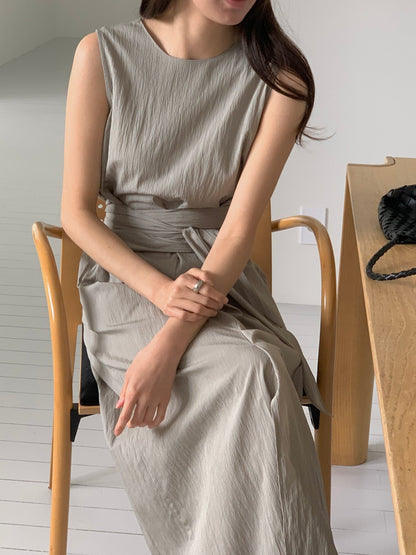 * Dove Sleeveless Maxi Dress